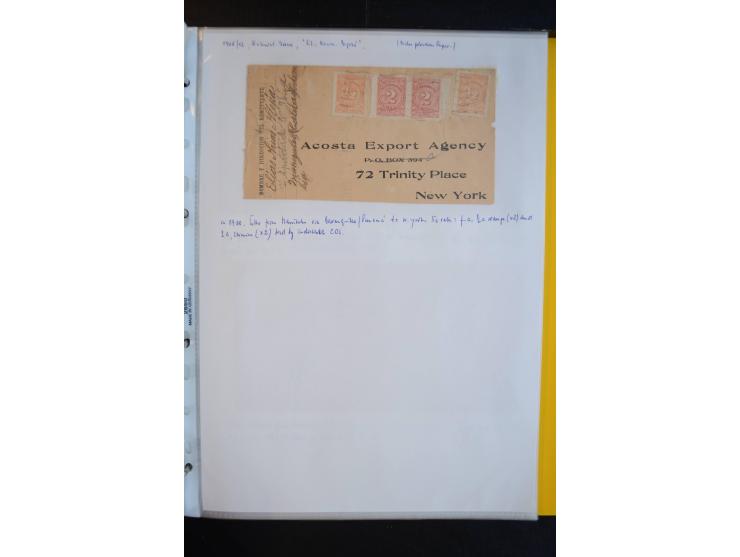 1898/1904, hochinteressante Sammlung ungebrauchte und gestempelte Sammlung mit etlichen Briefen, dabei gute Teile der Barranq