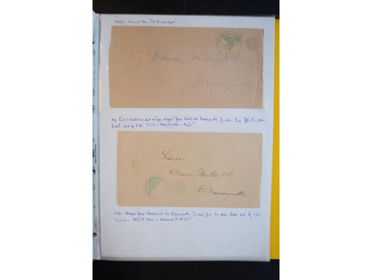1898/1904, hochinteressante Sammlung ungebrauchte und gestempelte Sammlung mit etlichen Briefen, dabei gute Teile der Barranq