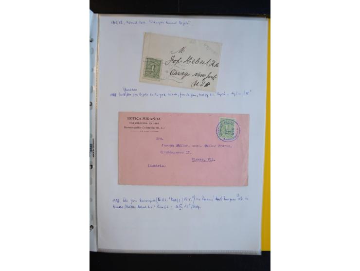 1898/1904, hochinteressante Sammlung ungebrauchte und gestempelte Sammlung mit etlichen Briefen, dabei gute Teile der Barranq