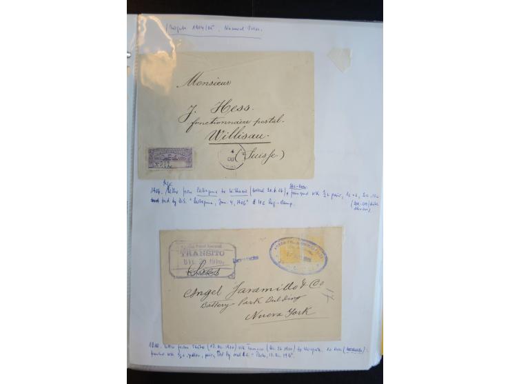 1898/1904, hochinteressante Sammlung ungebrauchte und gestempelte Sammlung mit etlichen Briefen, dabei gute Teile der Barranq