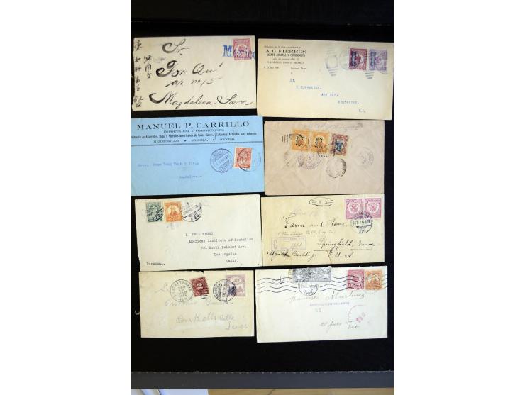 1840/1945, einige hundert Briefe, Karten und Ganzsachen ab Vorphila, dabei viele frühe frankierte Briefe mit besseren, intere