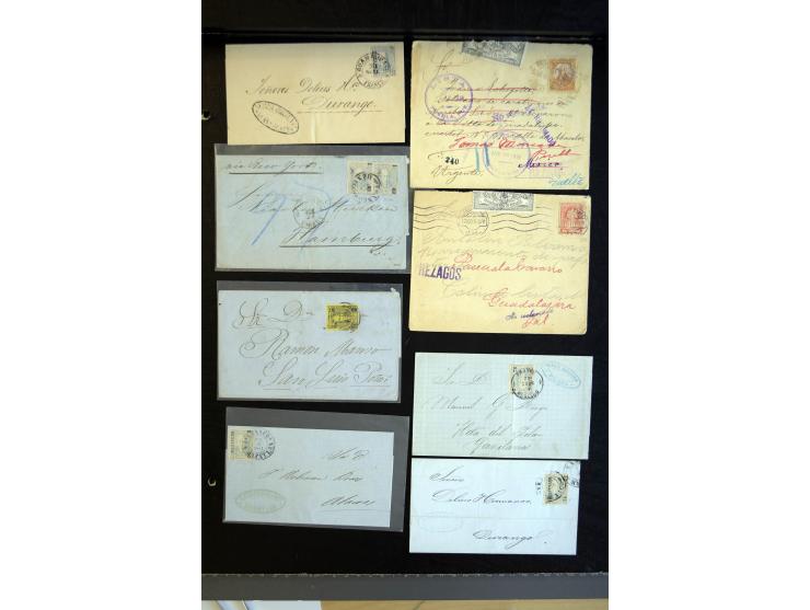 1840/1945, einige hundert Briefe, Karten und Ganzsachen ab Vorphila, dabei viele frühe frankierte Briefe mit besseren, intere