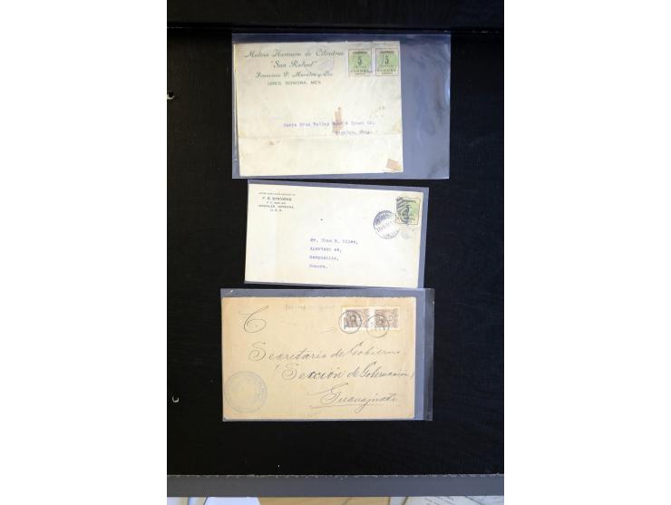 1840/1945, einige hundert Briefe, Karten und Ganzsachen ab Vorphila, dabei viele frühe frankierte Briefe mit besseren, intere