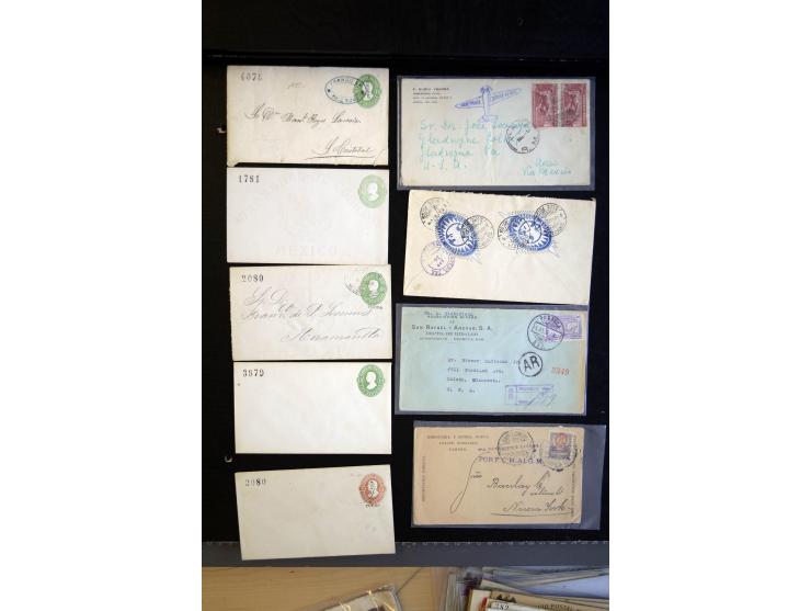 1840/1945, einige hundert Briefe, Karten und Ganzsachen ab Vorphila, dabei viele frühe frankierte Briefe mit besseren, intere