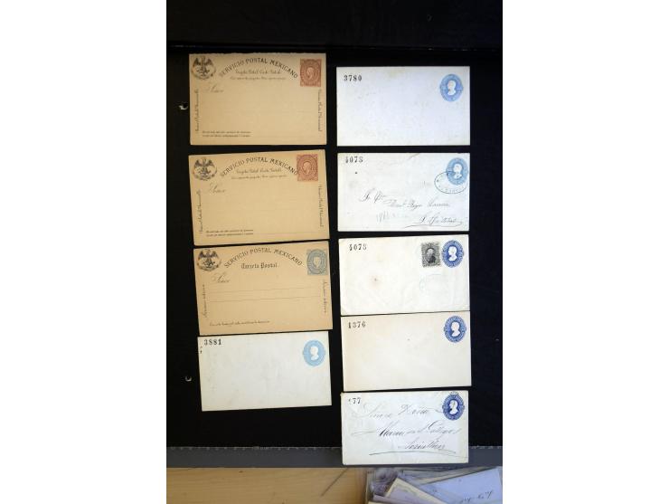 1840/1945, einige hundert Briefe, Karten und Ganzsachen ab Vorphila, dabei viele frühe frankierte Briefe mit besseren, intere