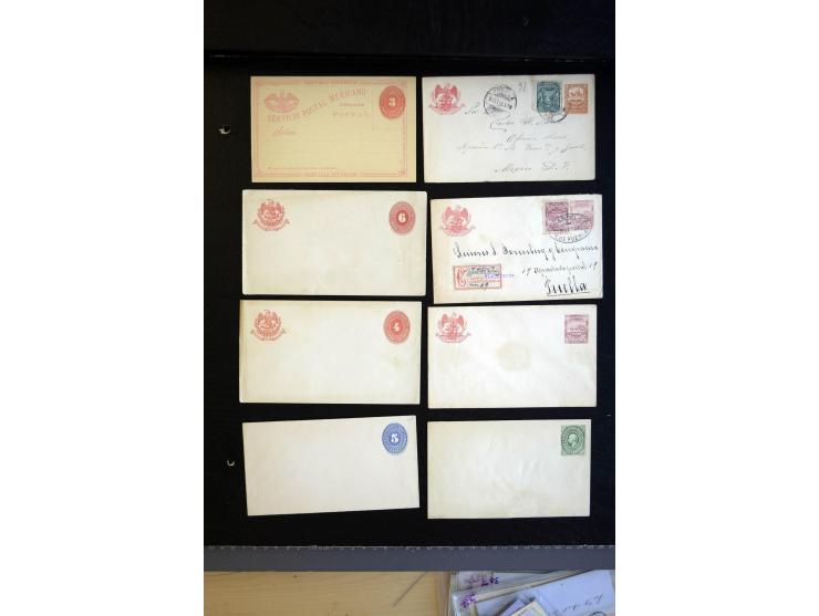 1840/1945, einige hundert Briefe, Karten und Ganzsachen ab Vorphila, dabei viele frühe frankierte Briefe mit besseren, intere