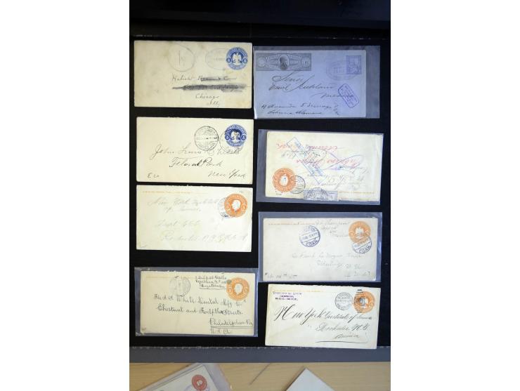 1840/1945, einige hundert Briefe, Karten und Ganzsachen ab Vorphila, dabei viele frühe frankierte Briefe mit besseren, intere