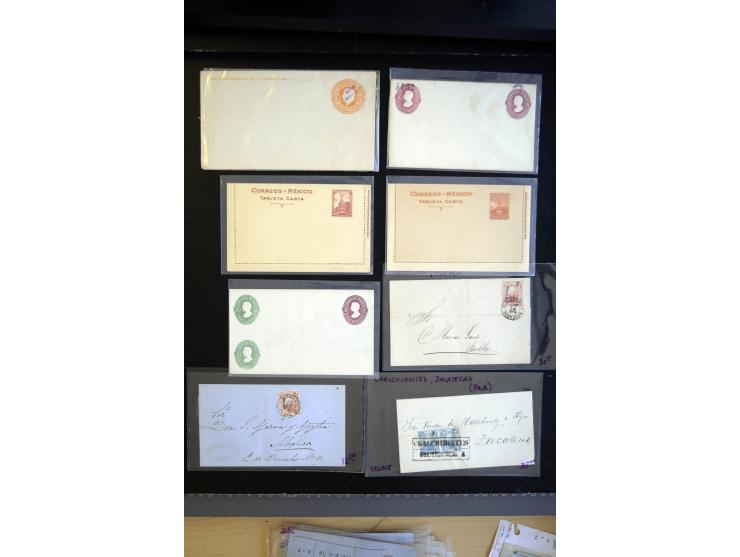 1840/1945, einige hundert Briefe, Karten und Ganzsachen ab Vorphila, dabei viele frühe frankierte Briefe mit besseren, intere