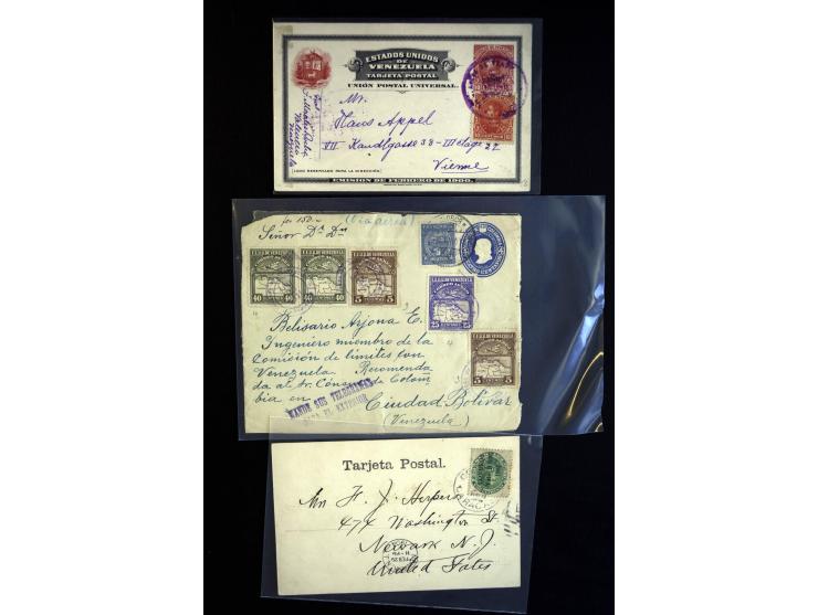 1865/1945, Partie mit fast 40 Briefen, Karten und Ganzsachen, dabe frühe frankierte Post ab Mi.-Nr. 9, Auslandspost, R- und L