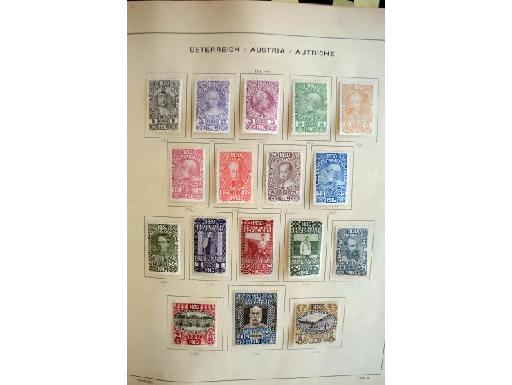 1840/1945, ungebrauchte und gestempelte, sehr reichhaltige Sammlung (ohne Deutschland) mit sehr vielen guten Werten und Sätze
