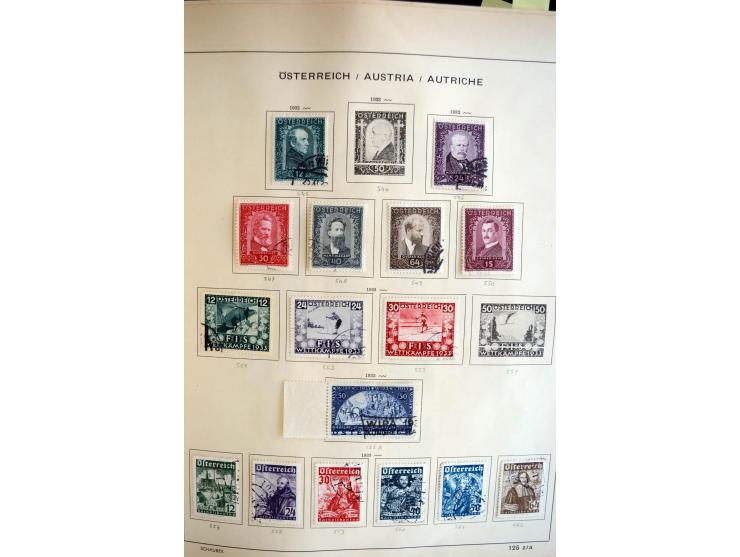 1840/1945, ungebrauchte und gestempelte, sehr reichhaltige Sammlung (ohne Deutschland) mit sehr vielen guten Werten und Sätze