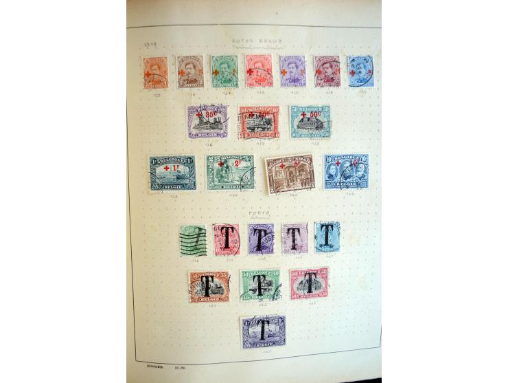 1840/1945, ungebrauchte und gestempelte, sehr reichhaltige Sammlung (ohne Deutschland) mit sehr vielen guten Werten und Sätze