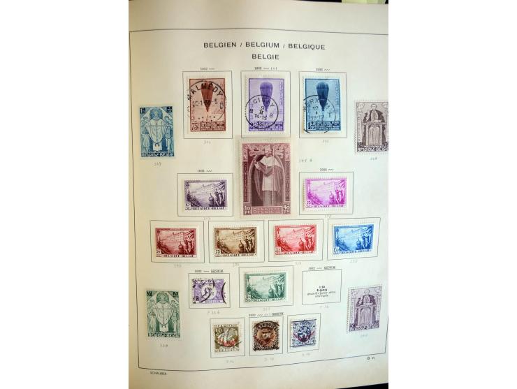 1840/1945, ungebrauchte und gestempelte, sehr reichhaltige Sammlung (ohne Deutschland) mit sehr vielen guten Werten und Sätze
