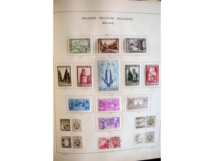 1840/1945, ungebrauchte und gestempelte, sehr reichhaltige Sammlung (ohne Deutschland) mit sehr vielen guten Werten und Sätze