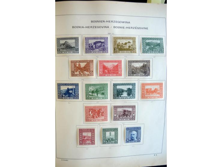 1840/1945, ungebrauchte und gestempelte, sehr reichhaltige Sammlung (ohne Deutschland) mit sehr vielen guten Werten und Sätze