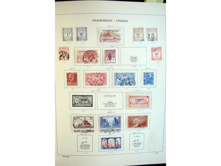 1840/1945, ungebrauchte und gestempelte, sehr reichhaltige Sammlung (ohne Deutschland) mit sehr vielen guten Werten und Sätze