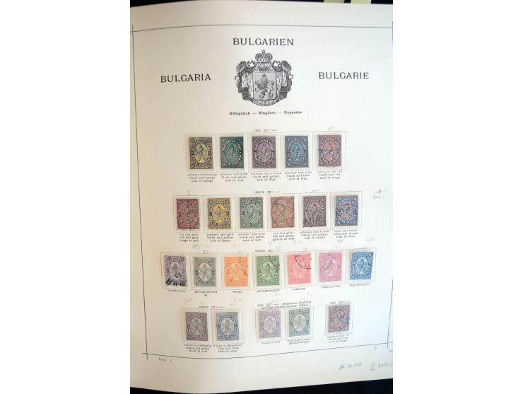 1840/1945, postfrische, ungebrauchte und gestempelte Sammlung ex Albanien bis Kreta mit vielen guten Werten und Sätzen, dabei