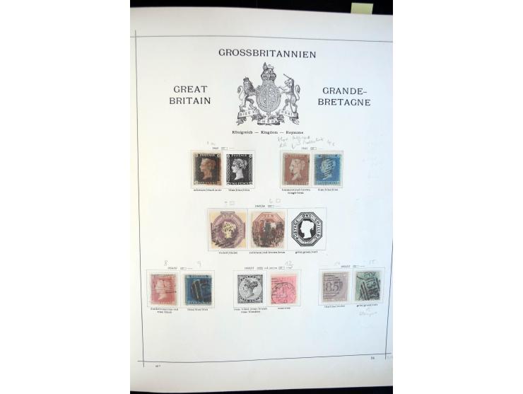 1840/1945, postfrische, ungebrauchte und gestempelte Sammlung ex Albanien bis Kreta mit vielen guten Werten und Sätzen, dabei