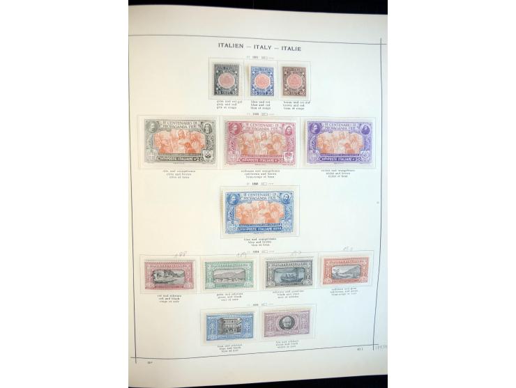 1840/1945, postfrische, ungebrauchte und gestempelte Sammlung ex Albanien bis Kreta mit vielen guten Werten und Sätzen, dabei