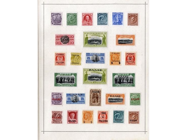SÜDOSTEUROPA: 1861/1915 (ca.), ungebrauchte und gestempelte alte Sammlung, dabei schöner Teil Türkei mit ungebrauchter Mi.-Nr