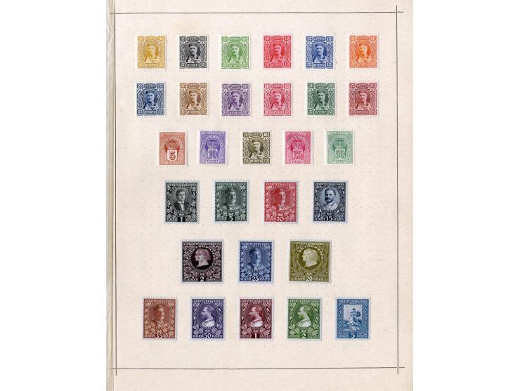 SÜDOSTEUROPA: 1861/1915 (ca.), ungebrauchte und gestempelte alte Sammlung, dabei schöner Teil Türkei mit ungebrauchter Mi.-Nr