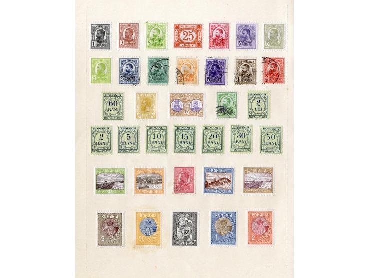 SÜDOSTEUROPA: 1861/1915 (ca.), ungebrauchte und gestempelte alte Sammlung, dabei schöner Teil Türkei mit ungebrauchter Mi.-Nr