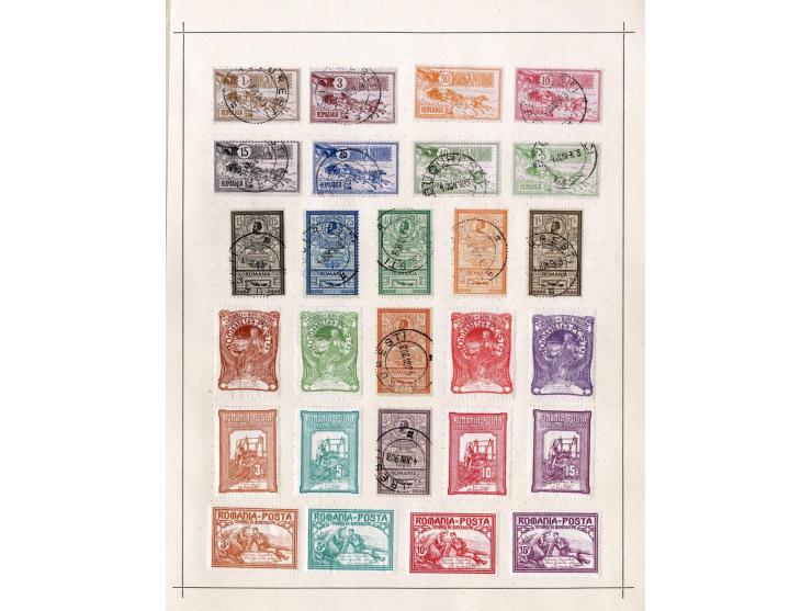 SÜDOSTEUROPA: 1861/1915 (ca.), ungebrauchte und gestempelte alte Sammlung, dabei schöner Teil Türkei mit ungebrauchter Mi.-Nr