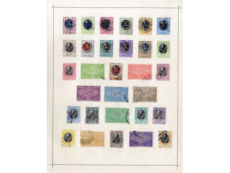 SÜDOSTEUROPA: 1861/1915 (ca.), ungebrauchte und gestempelte alte Sammlung, dabei schöner Teil Türkei mit ungebrauchter Mi.-Nr