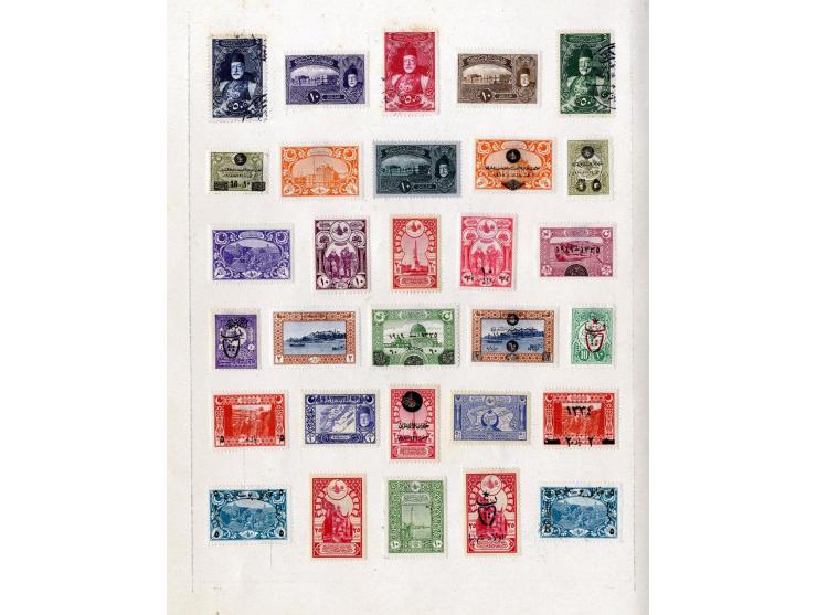 SÜDOSTEUROPA: 1861/1915 (ca.), ungebrauchte und gestempelte alte Sammlung, dabei schöner Teil Türkei mit ungebrauchter Mi.-Nr