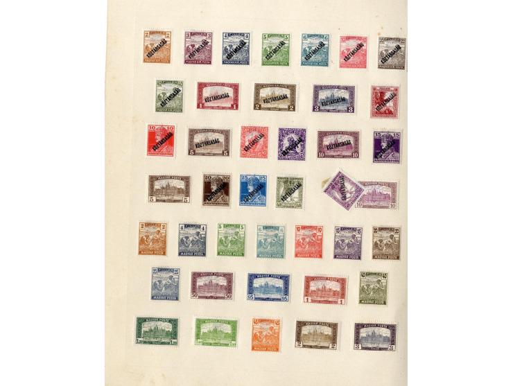 SÜDOSTEUROPA: 1861/1915 (ca.), ungebrauchte und gestempelte alte Sammlung, dabei schöner Teil Türkei mit ungebrauchter Mi.-Nr