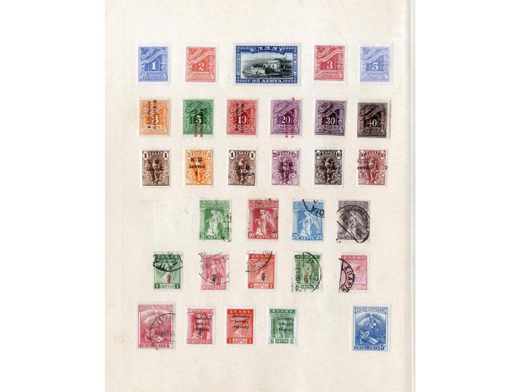 SÜDOSTEUROPA: 1861/1915 (ca.), ungebrauchte und gestempelte alte Sammlung, dabei schöner Teil Türkei mit ungebrauchter Mi.-Nr