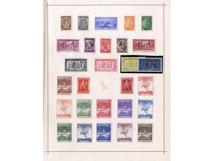 SÜDOSTEUROPA: 1861/1915 (ca.), ungebrauchte und gestempelte alte Sammlung, dabei schöner Teil Türkei mit ungebrauchter Mi.-Nr