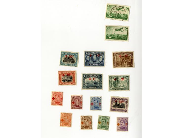 1851/1936 (ca.), interessante kleine Partie aus altem Bestand, dabei Dänemark Nr. 2 (6), Frankreich 135 ungebraucht und geste