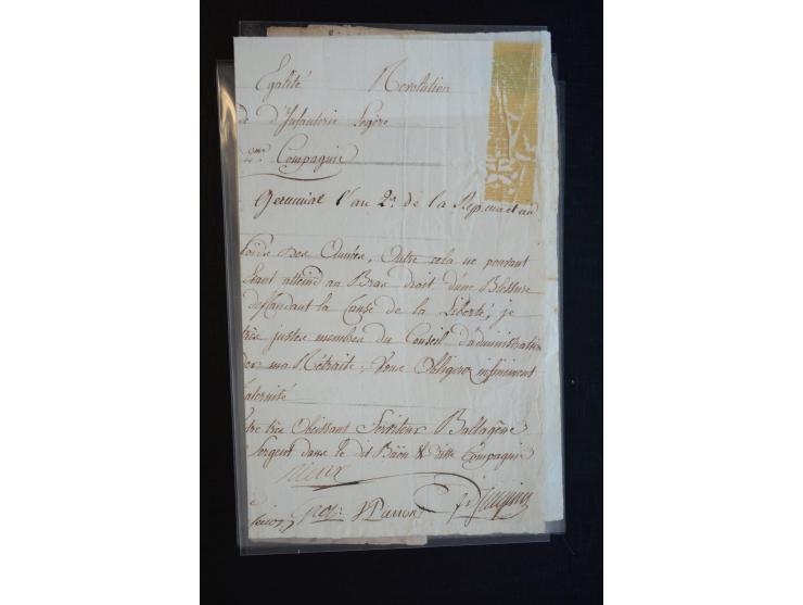 1581/1869 (ca.), rund 50 Vorphila- und unfrankierte Briefe und (wenige) Dokumente, dabei u.a. diverse Transitstempel; einige 