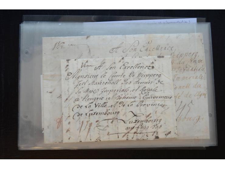 1732/71 (ca.), 13 Briefe und Briefhüllen sowie 1 Briefinhalt aus Österreich bzw. Deutschland, alle gerichtet an Wilhelm Reinh