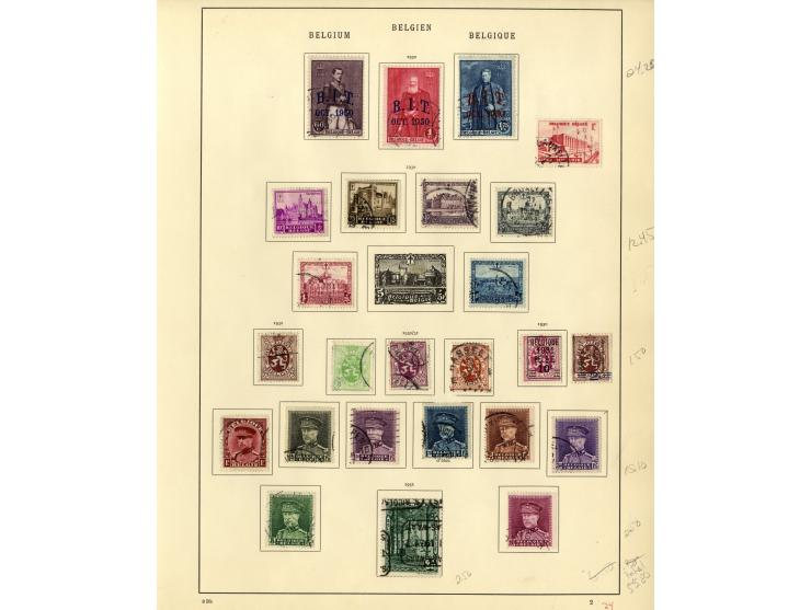 1849/1934, sehr schöne ungebrauchte und gestempelte Sammlung mit unzähligen guten Werten, dabei Belgien Mi.-Nr. 19 im waagere