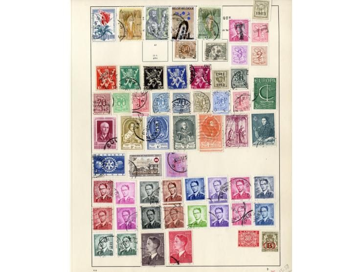 1849/1934, sehr schöne ungebrauchte und gestempelte Sammlung mit unzähligen guten Werten, dabei Belgien Mi.-Nr. 19 im waagere