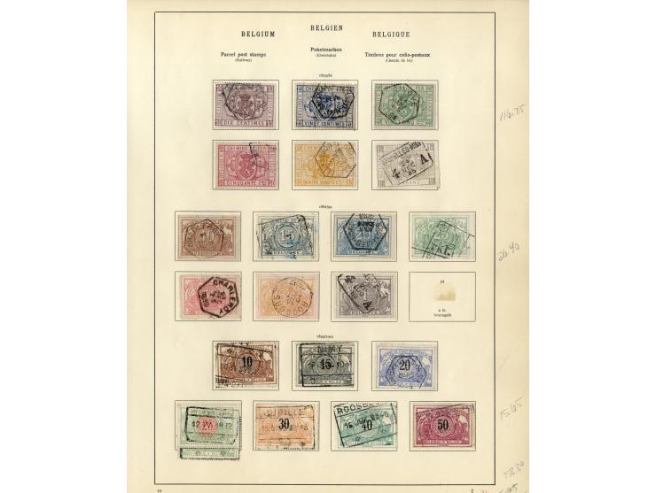 1849/1934, sehr schöne ungebrauchte und gestempelte Sammlung mit unzähligen guten Werten, dabei Belgien Mi.-Nr. 19 im waagere