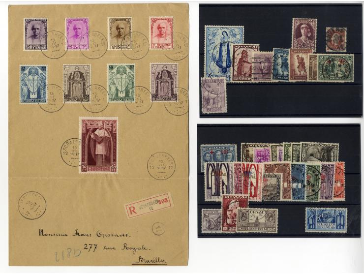 1849/1934, sehr schöne ungebrauchte und gestempelte Sammlung mit unzähligen guten Werten, dabei Belgien Mi.-Nr. 19 im waagere