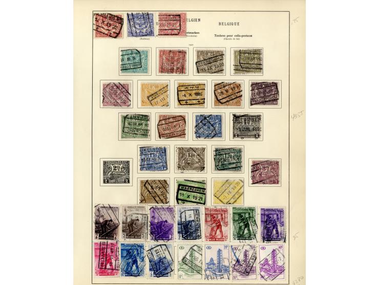 1849/1934, sehr schöne ungebrauchte und gestempelte Sammlung mit unzähligen guten Werten, dabei Belgien Mi.-Nr. 19 im waagere