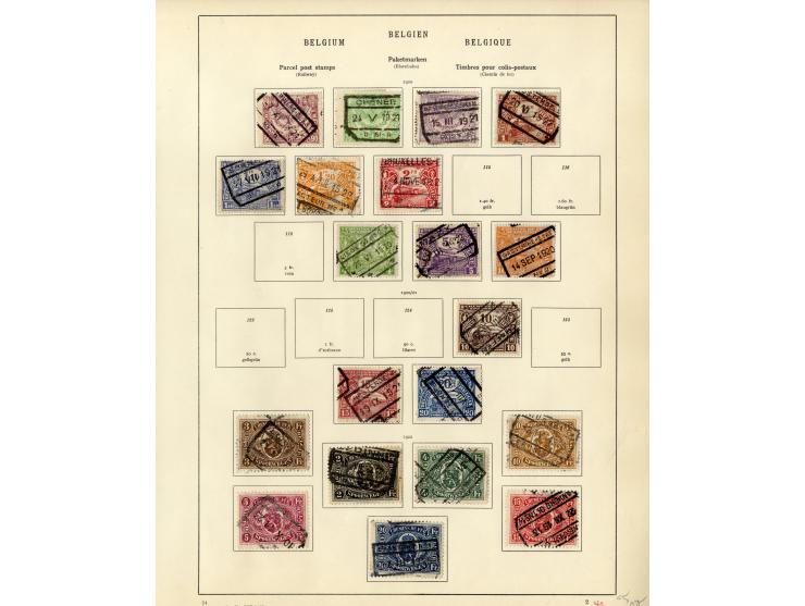1849/1934, sehr schöne ungebrauchte und gestempelte Sammlung mit unzähligen guten Werten, dabei Belgien Mi.-Nr. 19 im waagere