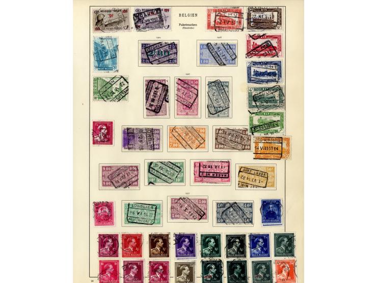 1849/1934, sehr schöne ungebrauchte und gestempelte Sammlung mit unzähligen guten Werten, dabei Belgien Mi.-Nr. 19 im waagere