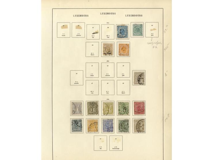 1849/1934, sehr schöne ungebrauchte und gestempelte Sammlung mit unzähligen guten Werten, dabei Belgien Mi.-Nr. 19 im waagere