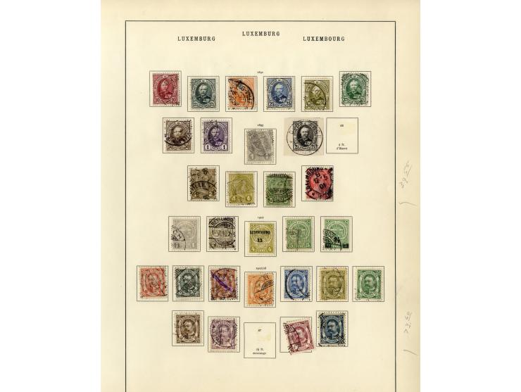 1849/1934, sehr schöne ungebrauchte und gestempelte Sammlung mit unzähligen guten Werten, dabei Belgien Mi.-Nr. 19 im waagere