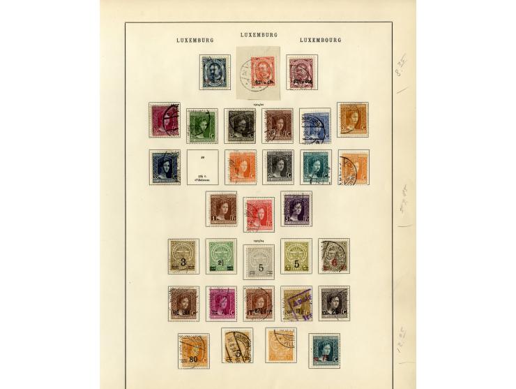 1849/1934, sehr schöne ungebrauchte und gestempelte Sammlung mit unzähligen guten Werten, dabei Belgien Mi.-Nr. 19 im waagere