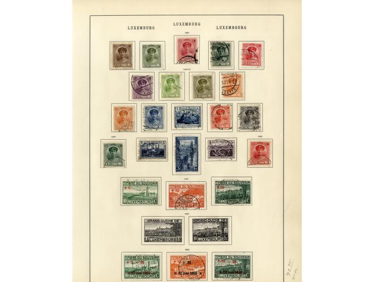 1849/1934, sehr schöne ungebrauchte und gestempelte Sammlung mit unzähligen guten Werten, dabei Belgien Mi.-Nr. 19 im waagere