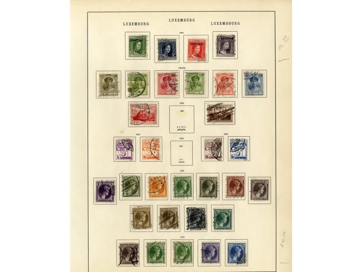 1849/1934, sehr schöne ungebrauchte und gestempelte Sammlung mit unzähligen guten Werten, dabei Belgien Mi.-Nr. 19 im waagere