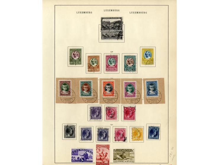 1849/1934, sehr schöne ungebrauchte und gestempelte Sammlung mit unzähligen guten Werten, dabei Belgien Mi.-Nr. 19 im waagere