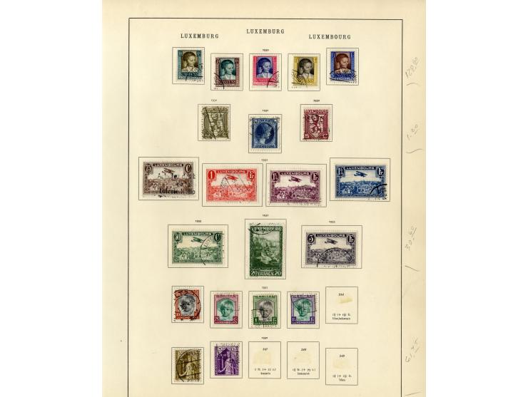 1849/1934, sehr schöne ungebrauchte und gestempelte Sammlung mit unzähligen guten Werten, dabei Belgien Mi.-Nr. 19 im waagere