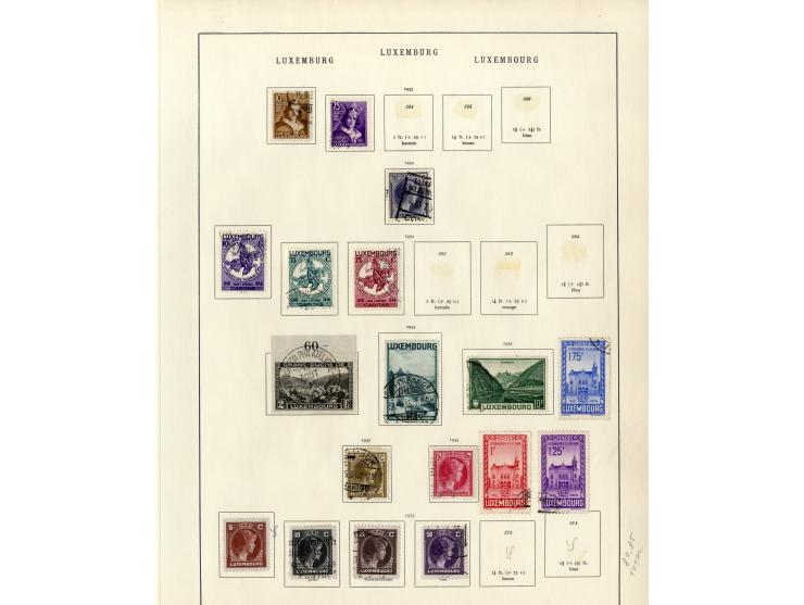 1849/1934, sehr schöne ungebrauchte und gestempelte Sammlung mit unzähligen guten Werten, dabei Belgien Mi.-Nr. 19 im waagere